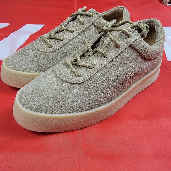 Yeezy Season 6 Thick Shaggy Suede Crepe 'Taupe' (Sz 38) - Picture 1 of 8